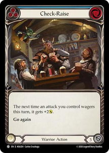 Check-Raise (Blue) - Armory Deck: Olympia (AOL) #AOL024 - Common Flesh and Blood Trading Card