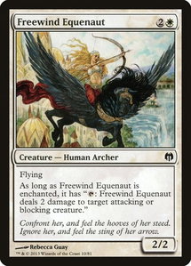 Freewind Equenaut - Duel Decks: Heroes vs. Monsters (DDL) #10 - Common Magic: The Gathering Trading Card