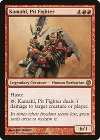 Kamahl, Pit Fighter - Duel Decks: Heroes vs. Monsters (DDL) #16 - Rare Magic: The Gathering Trading Card