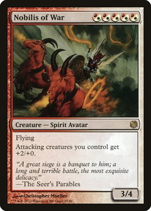 Nobilis of War - Duel Decks: Heroes vs. Monsters (DDL) #15 - Rare Magic: The Gathering Trading Card