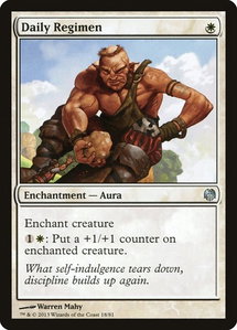 Daily Regimen - Duel Decks: Heroes vs. Monsters (DDL) #18 - Uncommon Magic: The Gathering Trading Card