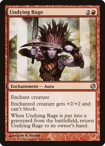 Undying Rage - Duel Decks: Heroes vs. Monsters (DDL) #26 - Uncommon Magic: The Gathering Trading Card