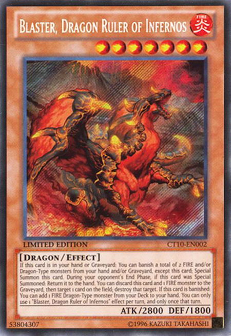 Blaster, Dragon Ruler of Infernos - 2013 Collectors Tins YuGiOh trading card
