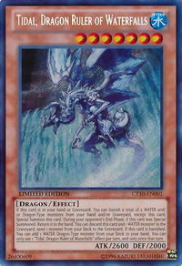 Tidal, Dragon Ruler of Waterfalls - 2013 Collectors Tins (CT10) #CT10-EN001 - Secret Rare YuGiOh Trading Card