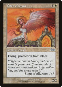 Voice of Grace - Urza's Saga (USG) #54 - Uncommon Magic: The Gathering Trading Card