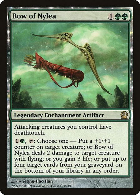 Bow of Nylea - Theros Magic: The Gathering trading card