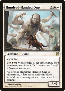 Hundred-Handed One - Theros (THS) #20 - Rare Magic: The Gathering Trading Card