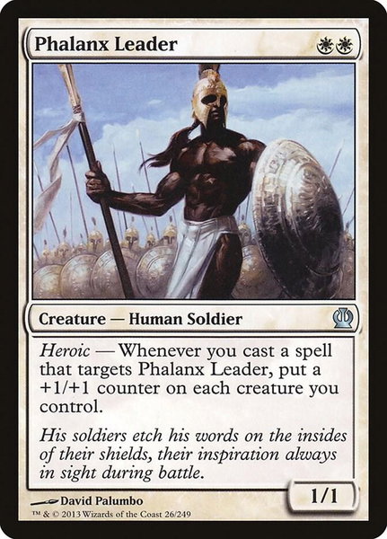 Phalanx Leader - Theros Magic: The Gathering trading card