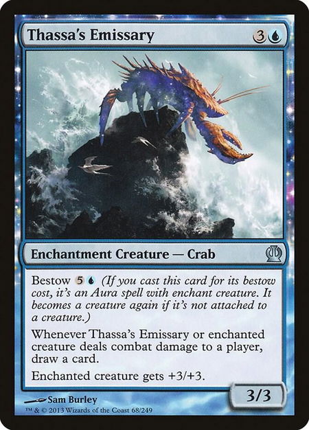 Thassa's Emissary - Theros Magic: The Gathering trading card