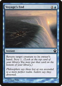 Voyage's End - Theros (THS) #73 - Common Magic: The Gathering Trading Card