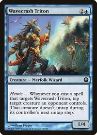 Wavecrash Triton - Theros (THS) #74 - Common Magic: The Gathering Trading Card
