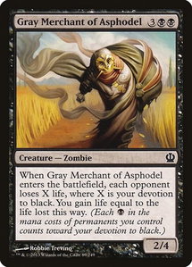 Gray Merchant of Asphodel - Theros (THS) #89 - Common Magic: The Gathering Trading Card