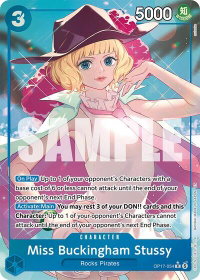Miss Buckingham Stussy (Alternate Art) - The World's Strongest Warriors (OP17) #OP17-054 - Rare One Piece Trading Card