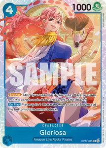 Gloriosa - The World's Strongest Warriors (OP17) #OP17-046 - Super Rare One Piece Trading Card