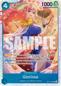 Gloriosa - The World's Strongest Warriors (OP17) #OP17-046 - Super Rare One Piece Trading Card