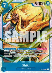 Shiki (048) - The World's Strongest Warriors (OP17) #OP17-048 - Super Rare One Piece Trading Card
