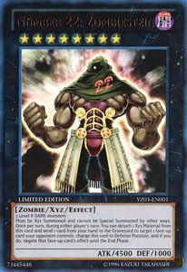 Number 22: Zombiestein - Yu-Gi-Oh! ZEXAL Manga Promotional Cards (YZ0#) #YZ03-EN001 - Ultra Rare YuGiOh Trading Card