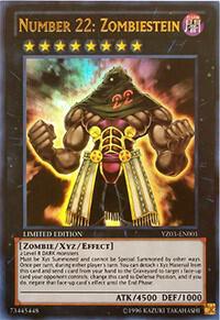 Number 22: Zombiestein - Yu-Gi-Oh! ZEXAL Manga Promotional Cards YuGiOh trading card
