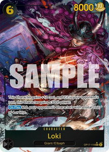Loki (Alternate Art) - The World's Strongest Warriors (OP17) #OP17-119 - Secret Rare One Piece Trading Card