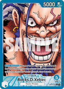 Rocks.D.Xebec (039) (Alternate Art) - The World's Strongest Warriors (OP17) #OP17-039 - Leader One Piece Trading Card