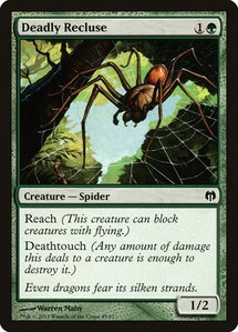 Deadly Recluse - Duel Decks: Heroes vs. Monsters (DDL) #45 - Common Magic: The Gathering Trading Card