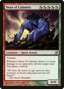 Deus of Calamity - Duel Decks: Heroes vs. Monsters (DDL) #54 - Rare Magic: The Gathering Trading Card