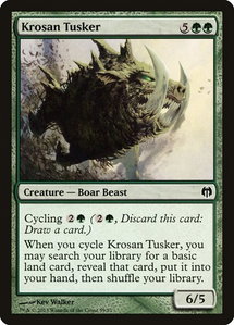 Krosan Tusker - Duel Decks: Heroes vs. Monsters (DDL) #59 - Common Magic: The Gathering Trading Card