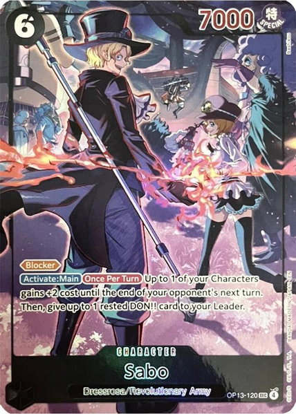 Sabo (120) (English Version 3rd Anniversary Set) trading card from One Piece Promotion Cards Sabo (120) (English Version 3rd Anniversary Set) - One Piece Promotion Cards One Piece trading card