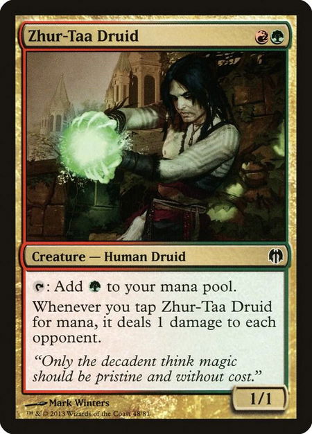 Zhur-Taa Druid - Duel Decks: Heroes vs. Monsters Magic: The Gathering trading card
