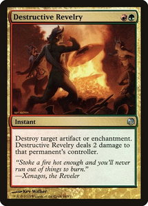 Destructive Revelry - Duel Decks: Heroes vs. Monsters (DDL) #66 - Uncommon Magic: The Gathering Trading Card