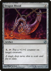 Dragon Blood - Duel Decks: Heroes vs. Monsters (DDL) #67 - Uncommon Magic: The Gathering Trading Card