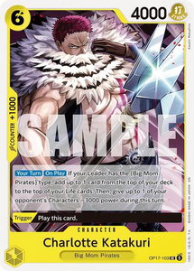 Charlotte Katakuri - The World's Strongest Warriors (OP17) #OP17-103 - Uncommon One Piece Trading Card