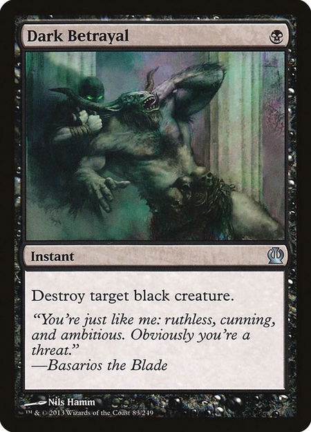 Dark Betrayal - Theros Magic: The Gathering trading card