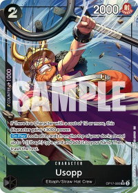 Usopp (Alternate Art) - The World's Strongest Warriors (OP17) #OP17-080 - Super Rare One Piece Trading Card