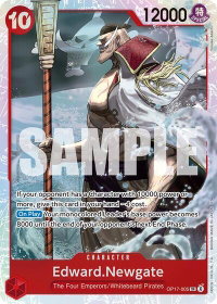 Edward.Newgate (005) - The World's Strongest Warriors (OP17) #OP17-005 - Super Rare One Piece Trading Card