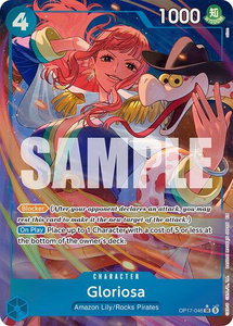 Gloriosa (Alternate Art) - The World's Strongest Warriors (OP17) #OP17-046 - Super Rare One Piece Trading Card
