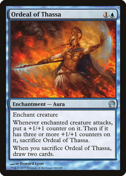 Ordeal of Thassa - Theros Magic: The Gathering trading card
