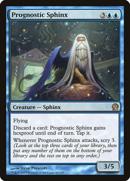 Prognostic Sphinx - Theros Magic: The Gathering trading card