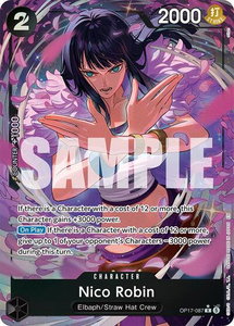 Nico Robin (Alternate Art) - The World's Strongest Warriors (OP17) #OP17-087 - Rare One Piece Trading Card