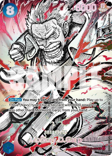 Monkey.D.Garp (OP12-056) (SP) - The World's Strongest Warriors One Piece trading card