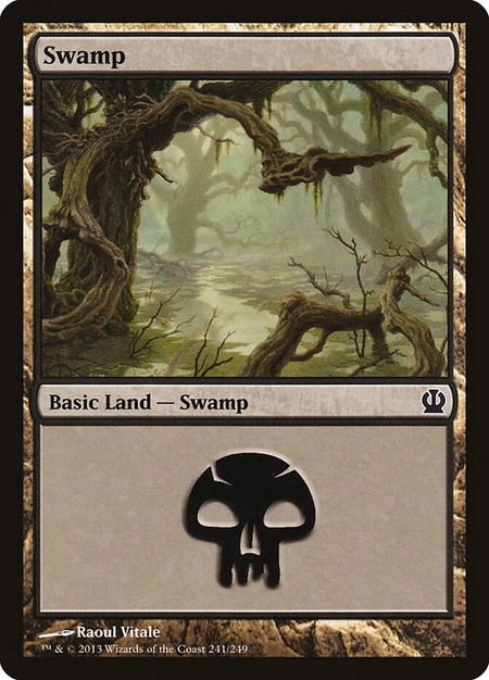 Swamp (241) - Theros Magic: The Gathering trading card