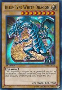 Blue-Eyes White Dragon - Structure Deck: Saga of Blue-Eyes White Dragon YuGiOh trading card