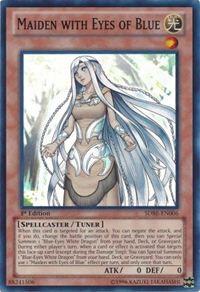 Maiden with Eyes of Blue - Structure Deck: Saga of Blue-Eyes White Dragon YuGiOh trading card