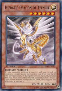 Hieratic Dragon of Tefnuit - Structure Deck: Saga of Blue-Eyes White Dragon (SDBE) #SDBE-EN010 - Common / Short Print YuGiOh Trading Card