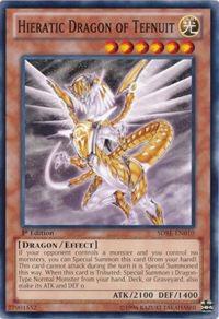 Hieratic Dragon of Tefnuit - Structure Deck: Saga of Blue-Eyes White Dragon YuGiOh trading card