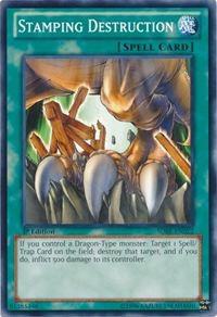 Stamping Destruction - Structure Deck: Saga of Blue-Eyes White Dragon YuGiOh trading card