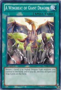 A Wingbeat of Giant Dragon - Structure Deck: Saga of Blue-Eyes White Dragon (SDBE) #SDBE-EN023 - Common / Short Print YuGiOh Trading Card