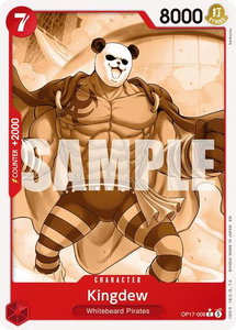 Kingdew (Pandaman Art) - The World's Strongest Warriors (OP17) #OP17-006 - Common One Piece Trading Card