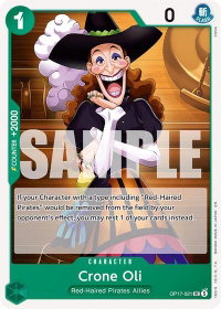 Crone Oil - The World's Strongest Warriors (OP17) #OP17-021 - Uncommon One Piece Trading Card