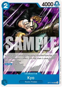 Kyo - The World's Strongest Warriors (OP17) #OP17-045 - Uncommon One Piece Trading Card